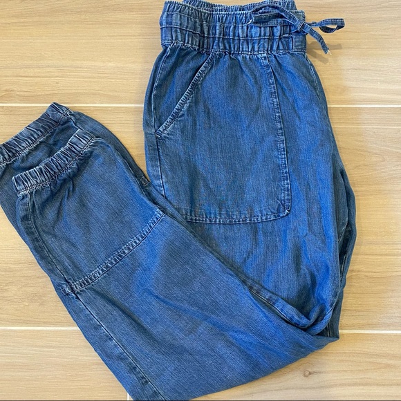 LUCKY BRAND~LIGHT WEIGHT HIGH RISE DENIM JOGGER~SMALL - Picture 4 of 7